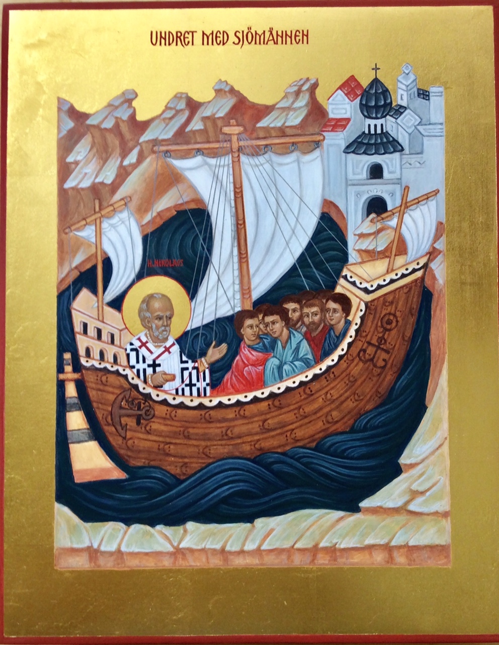 The miracle with St. Nicholas and the sailors