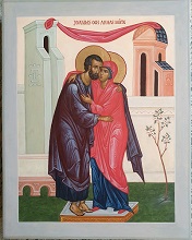 The meeting with St. Joachim and St. Ann