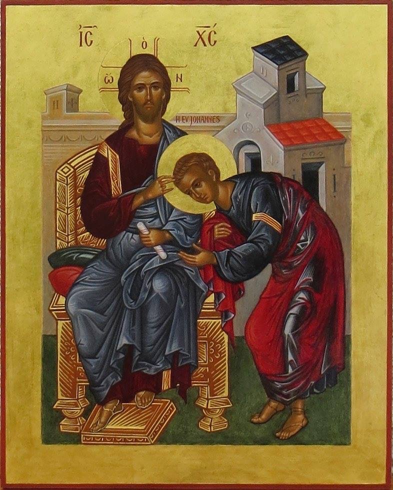 Kristus och lärjungen Johannes