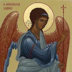 The Archangel Gabriel, part of the Annunciation on the Royal doors