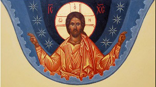 Välsignande Kristus - delbild