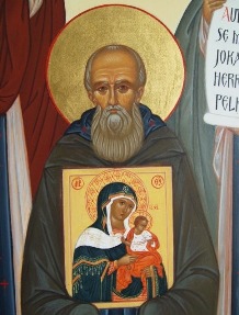 St. Arsenius of Konevets, detail of the assembly of Kareliaï¿½s saints